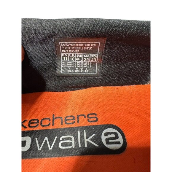 Skechers GOwalk 2 Mens Sz 11 M Slip on Black Mesh Loafers - Picture 9 of 9